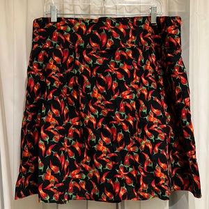 Hot pepper pleated skirt size Xl harvest skirt